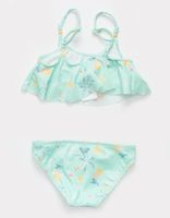 ROXY Mermaid Spirit Flutter Little Girls Bikini Set (4-6)