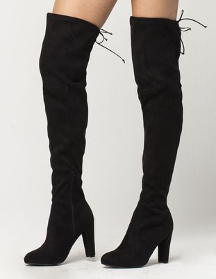 WILD DIVA Over The Knee Heeled Boots