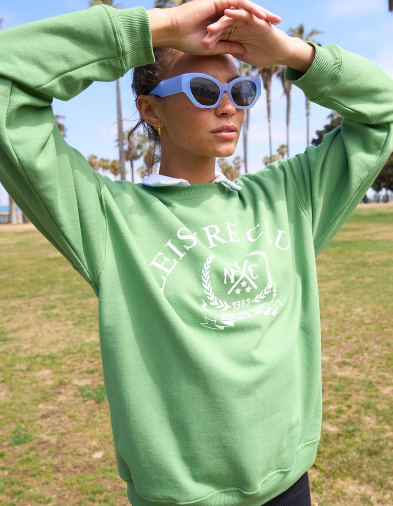 FULL TILT Leisure Club Crew Sweatshirt