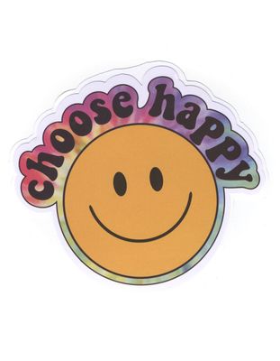 Choose Happy Sticker