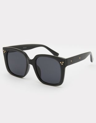 Metal Stud Detail Square Sunglasses