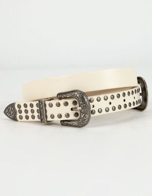 Double Studded Western Belt