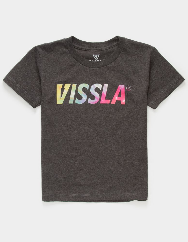 VISSLA El Sporto Tie Dye Logo Little Boys T-Shirt (4-7)