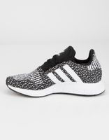 ADIDAS Swift Run Boys Black & White Shoes