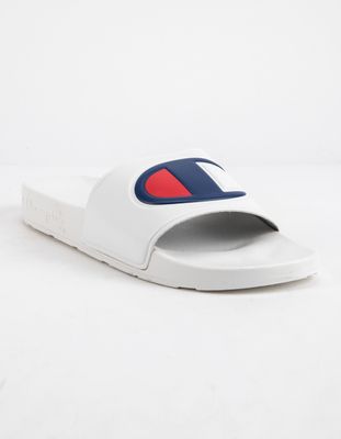 CHAMPION IPO White Slide Sandals