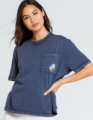 ROXY Daisy Logo Heart Tee