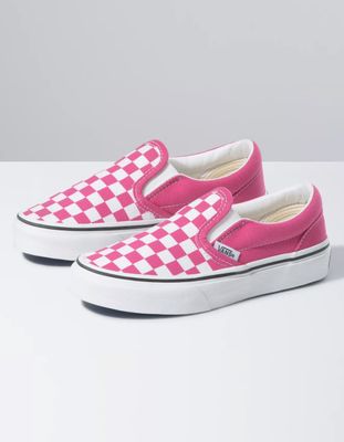 VANS Checkerboard Classic Slip-On Girls Shoes
