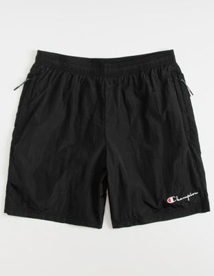 CHAMPION Nylon Black Volley Shorts