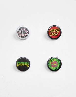 SANTA CRUZ 4 Pack Multi Brand Pin Set