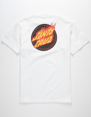 SANTA CRUZ Flaming Dot T-Shirt