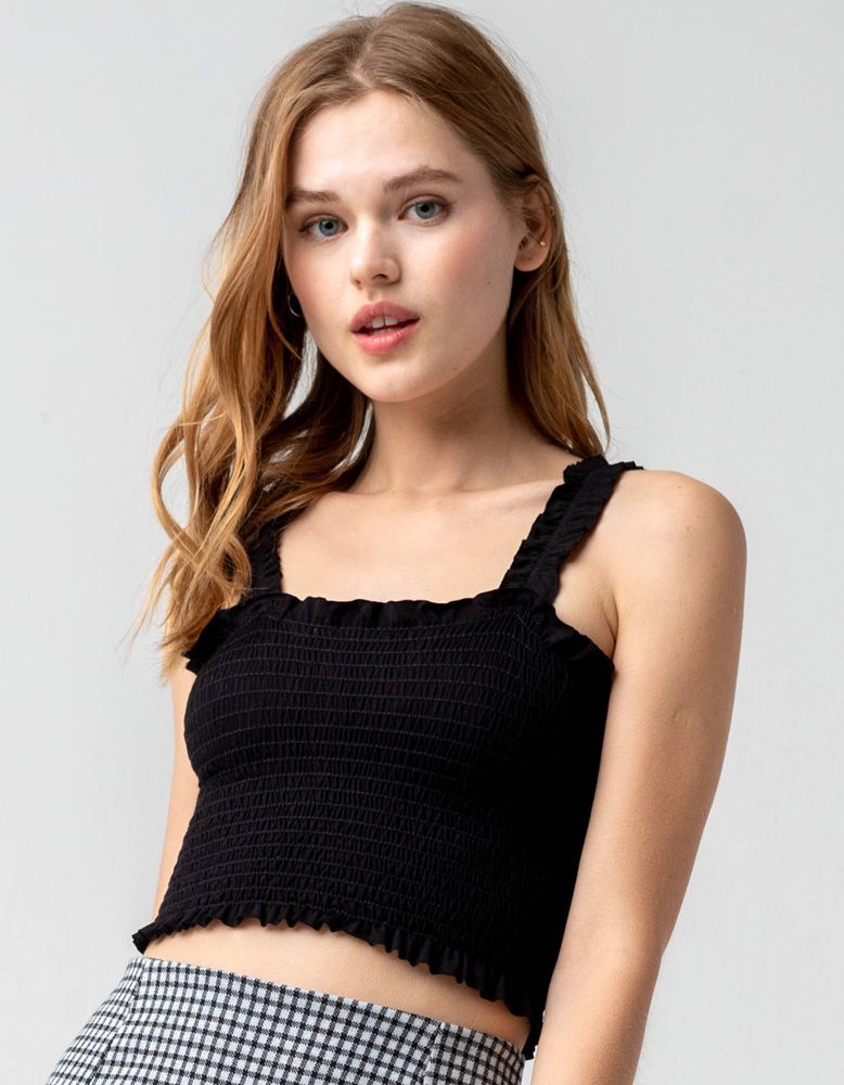 Ruffle Strap Croptop