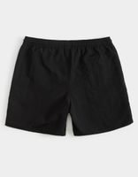 RSQ Nylon Wash Black Shorts