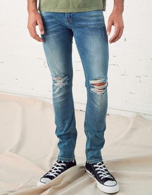 RSQ Super Skinny Medium Destruction Vintage Flex Ripped Jeans