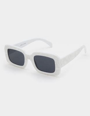 Marble Rectangle Sunglasses