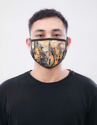 Brown Tree Fashion Face Mask