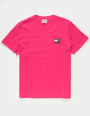 TOMMY JEANS Tommy Badge Pink T-Shirt