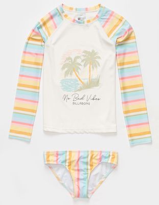 BILLABONG Stoked On Sun Girls Rash Guard Set