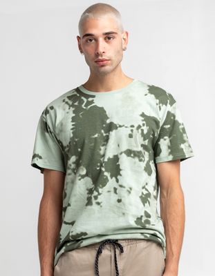 RSQ Oversized Olive Tie- Dye T-Shirt