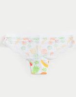 FULL TILT Lasercut Fruit Lace Back Boyshorts