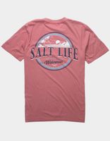 SALT LIFE Watermans Sunset Mauve T-Shirt