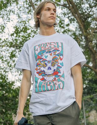 FRESH VIBES Third Eye White T-Shirt