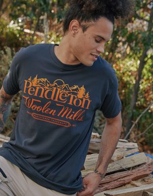 PENDLETON Ombre Logo T-Shirt