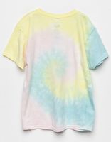 SMILEY Tie Dye Girls Oversized Tee