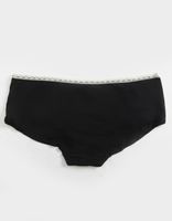 FULL TILT Lace Trim Black Cheeky Panties