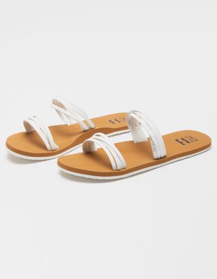 BILLABONG Cancun White Slide Sandals