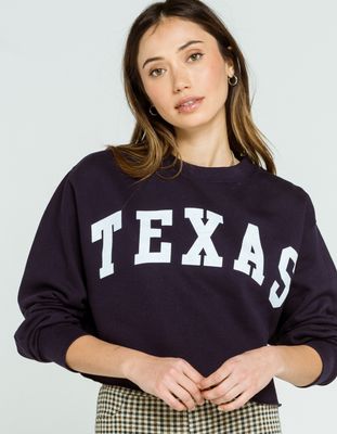 FULL TILT Texas Crop Sweatshirt