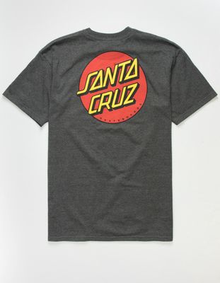 SANTA CRUZ Classic Dot Charcoal T-Shirt