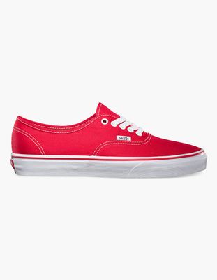 VANS Authentic Red Shoes