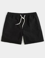 RSQ Nylon Wash Black Shorts