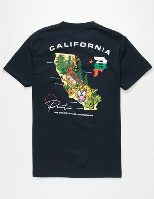 PRIMITIVE Golden State Navy T-Shirt