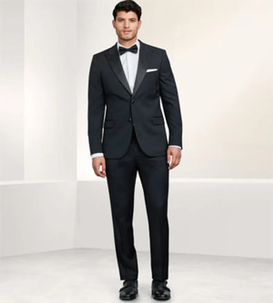 Slim Fit Stretch Peak Lapel Tuxedo