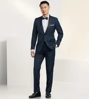 Slim Fit Stretch Shawl Collar Tuxedo