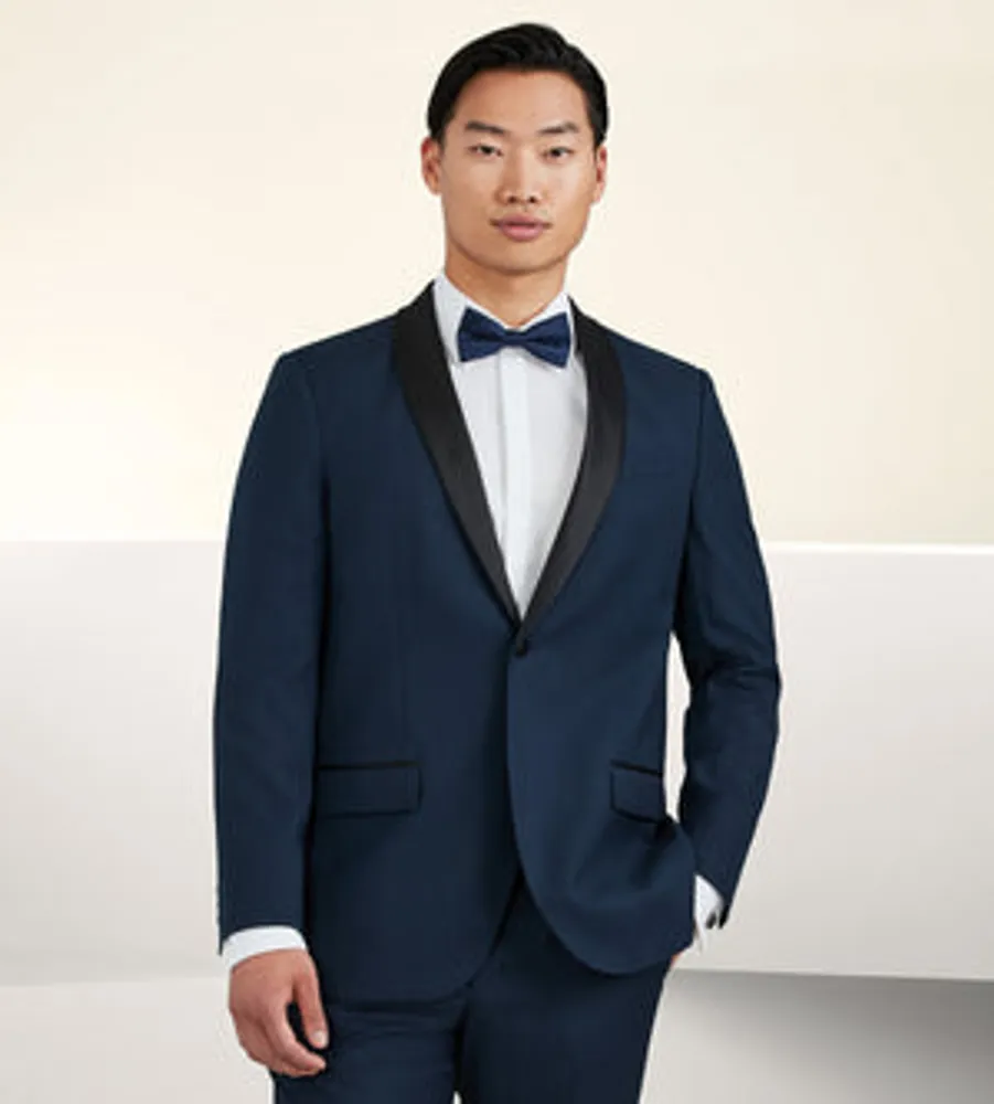 Modern Fit Stretch Shawl Collar Tuxedo Jacket