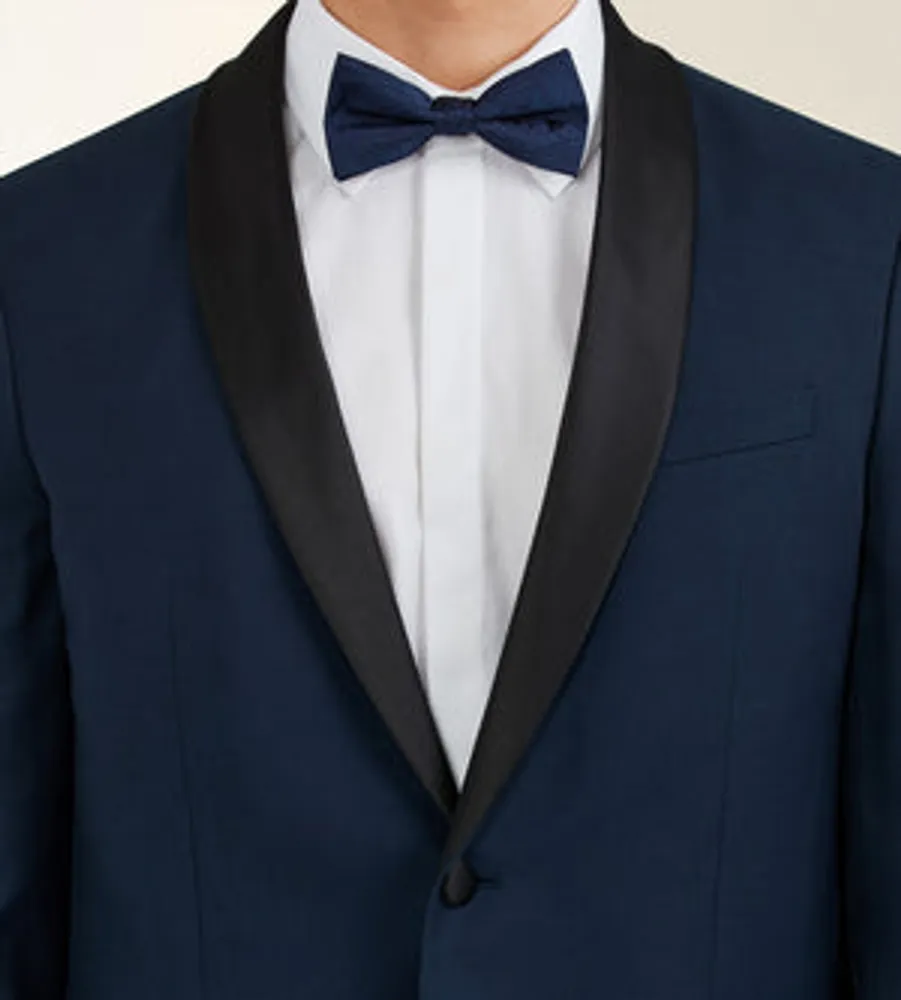 Modern Fit Stretch Shawl Collar Tuxedo Jacket