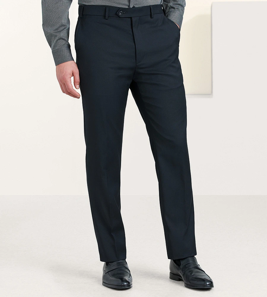 Slim Fit Stretch Solid Suit Separate Pants