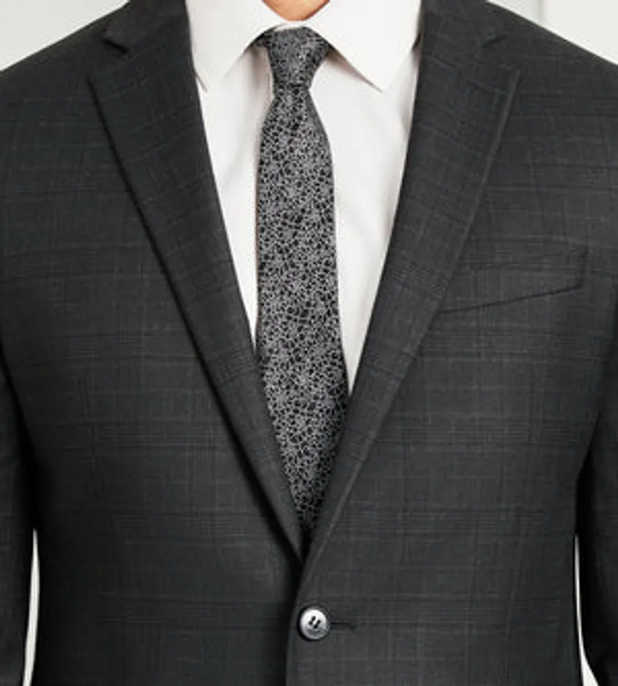 Modern Fit Stretch Check Suit