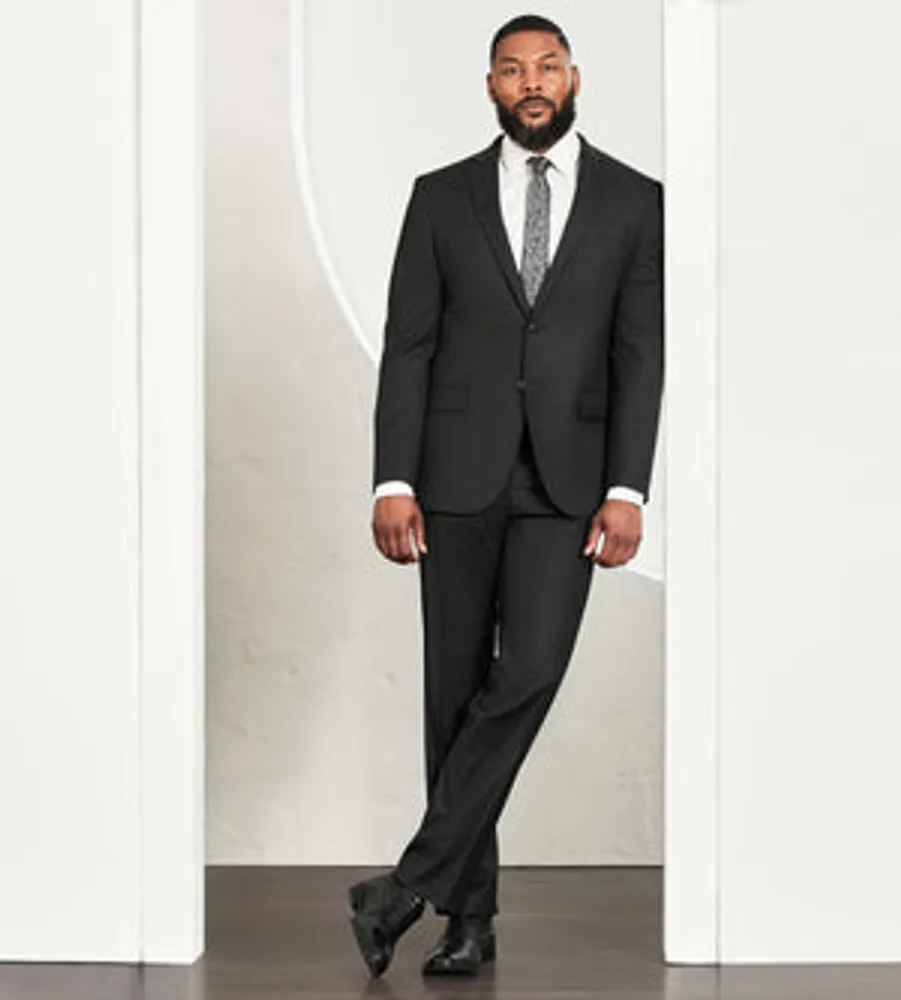 Modern Fit Stretch Check Suit