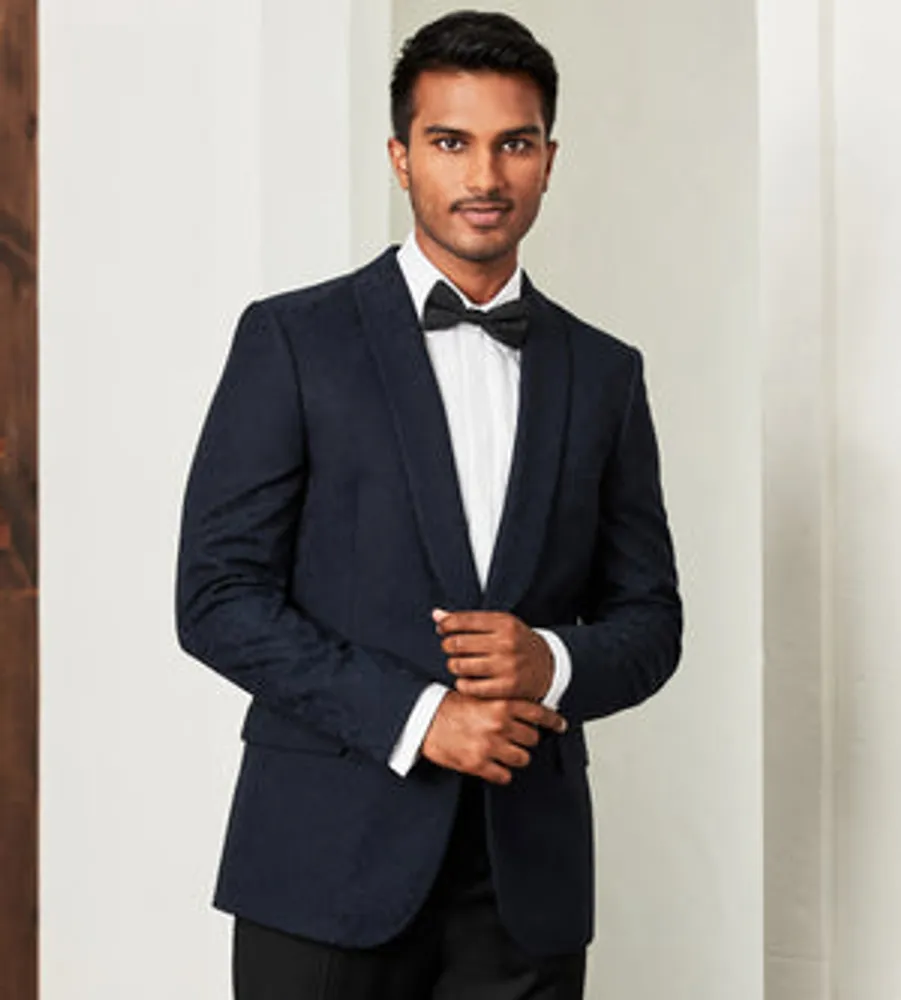 Slim Fit Stretch Jacquard Tuxedo