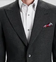 Slim Fit Check Peak Lapel Suit Separate Jacket