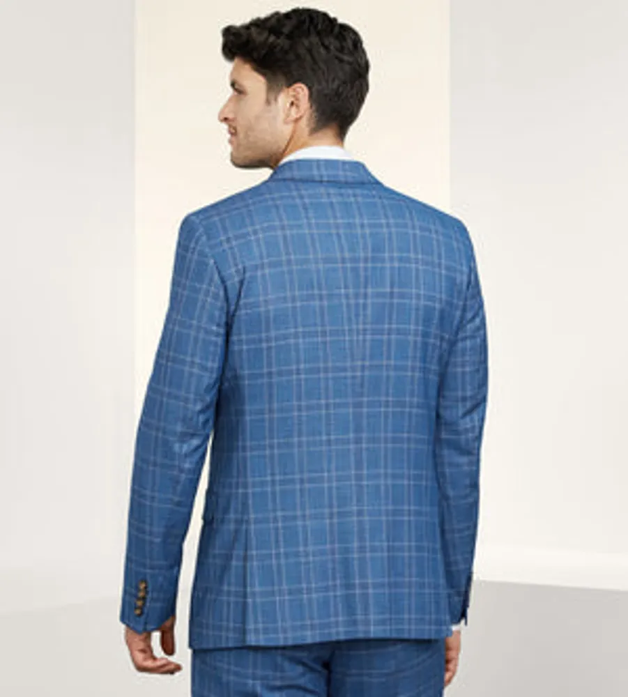 Slim Fit Check Suit Separate Jacket