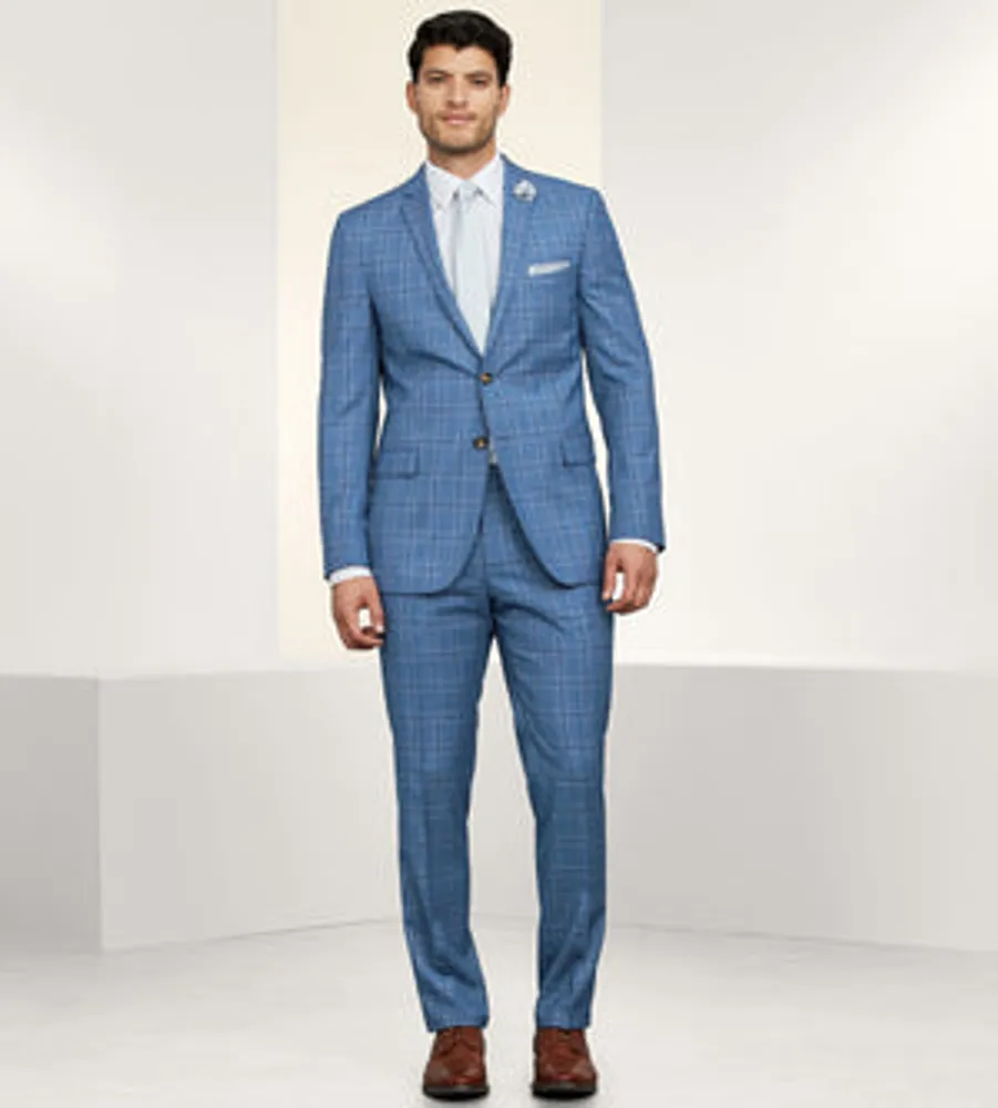 Slim Fit Check Suit Separate Jacket