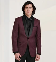 Slim Fit Jacquard Tuxedo Jacket