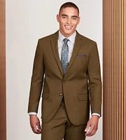 Modern Fit Caramel Solid Suit Jacket