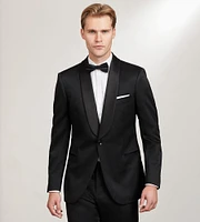 Slim Fit Jacquard Tuxedo Jacket