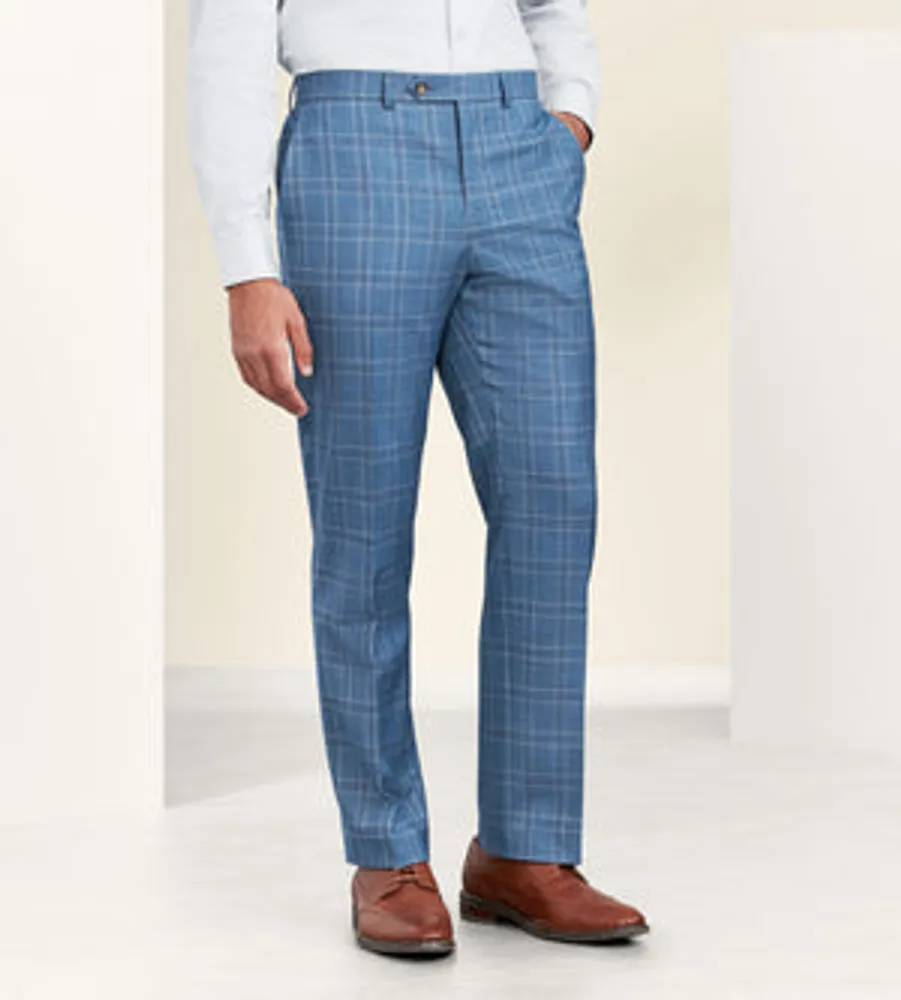 Modern Fit Check Suit Separate Pants