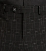 Modern Fit Plaid Suit Pants